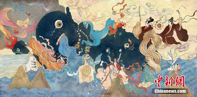 20代女性が古代詩(shī)「洛神賦」の世界をイラストで再現(xiàn)