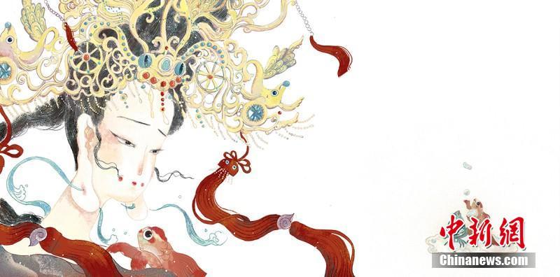 20代女性が古代詩(shī)「洛神賦」の世界をイラストで再現(xiàn)