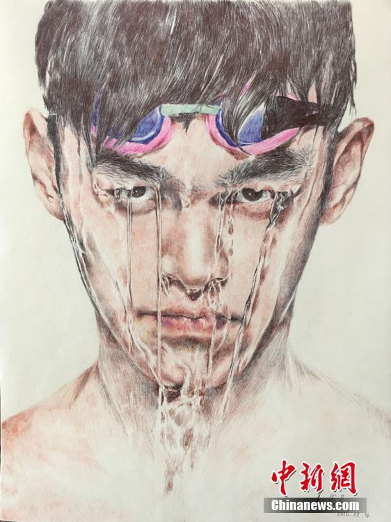 女子大生が描くボールペン畫(huà)がまるで映畫(huà)ポスターのようだと話題に