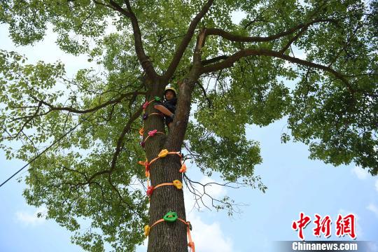 突発的な事件に対処するための緊急脫出方法を?qū)Wぶ子供たち　重慶