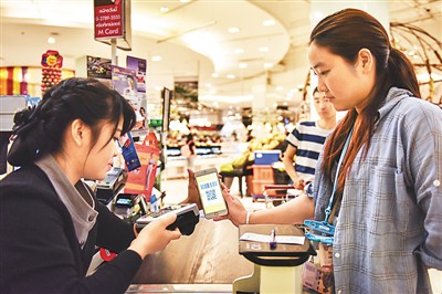 中國(guó)のモバイル決済利用者、國(guó)內(nèi)外に拡大