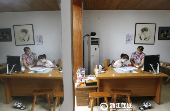 ALSの女性が描いた絵が中國(guó)國(guó)內(nèi)外で賞を受賞