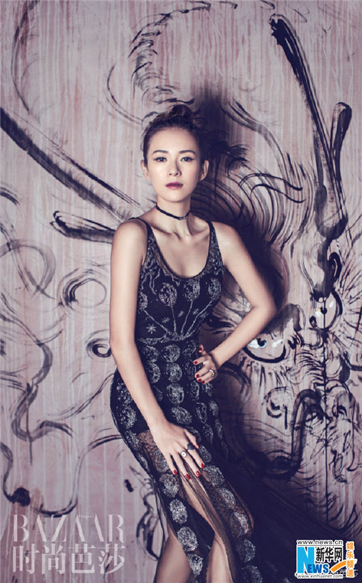 章子怡の勇ましくもエレガントなグラビア寫真公開