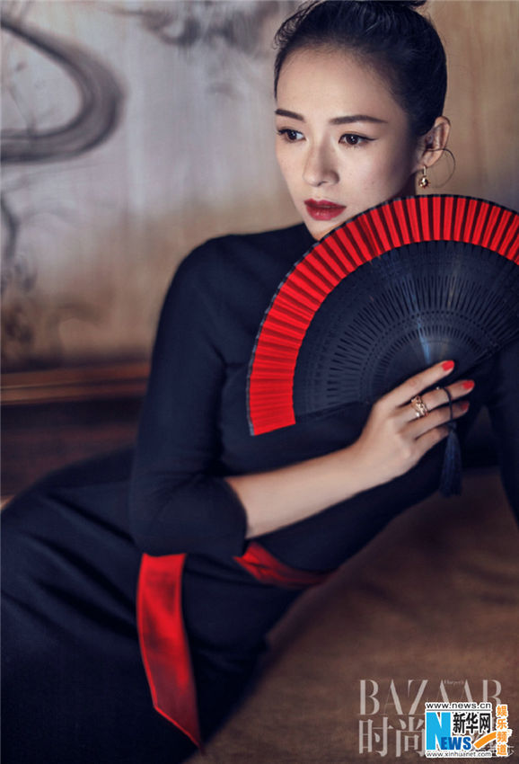 章子怡の勇ましくもエレガントなグラビア寫真公開