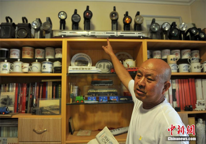 河北省の男性が30年以上かけて集めた中國(guó)鉄道コレクション