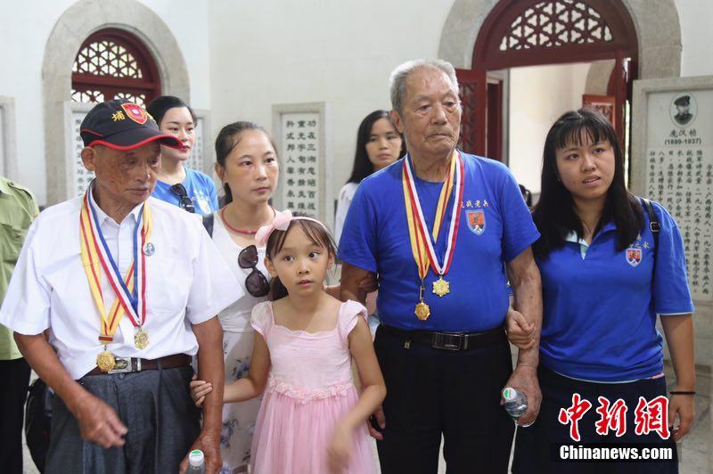 日本敗戦72周年、抗日戦爭老兵ら南岳忠烈祠を參拝　湖南省