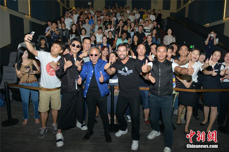 映畫「殺破狼?貪狼」の舞臺(tái)挨拶が行われる　杭州市