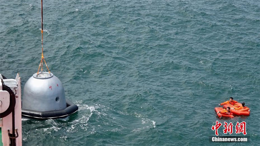 中國(guó)と歐州の宇宙飛行士、海上救助訓(xùn)練を?qū)g施