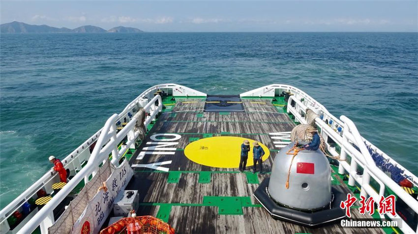 中國と歐州の宇宙飛行士、海上救助訓(xùn)練を?qū)g施