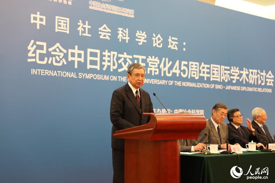 中日國(guó)交正常化45周年記念國(guó)際シンポジウムが北京で開(kāi)催