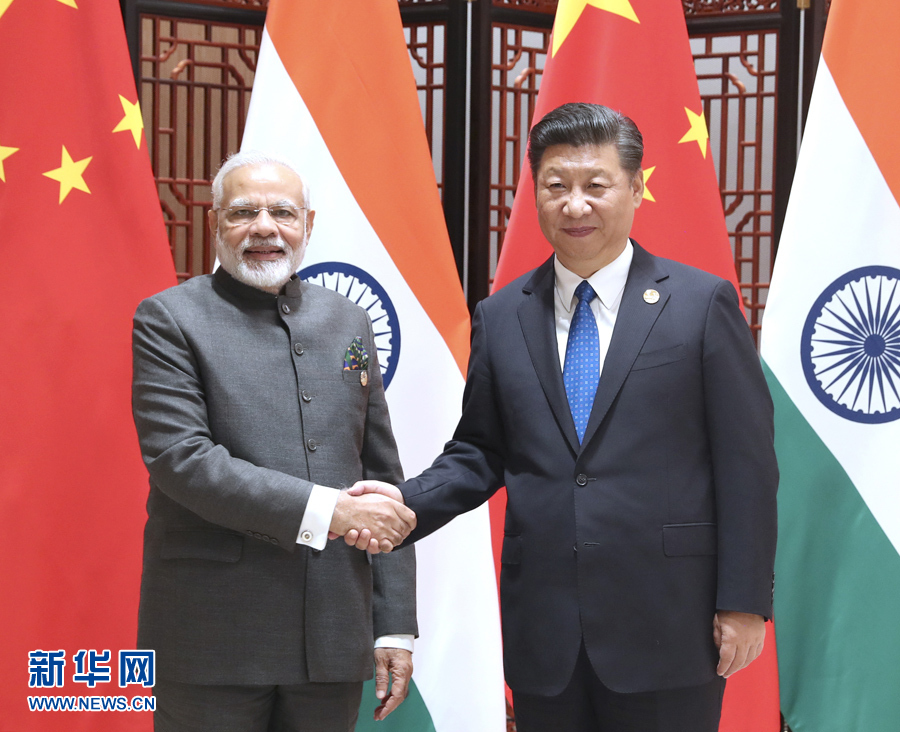 中印首脳會談　より緊密な発展パートナーシップを構(gòu)築