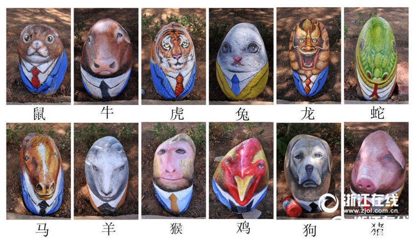 本物ソックリ??？金華市に「石の動物園」登場　浙江省