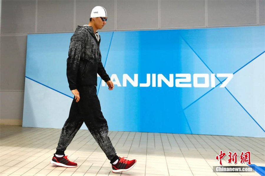 中國「全運會」　寧沢濤選手が水泳男子自由形50Mで金メダル獲得