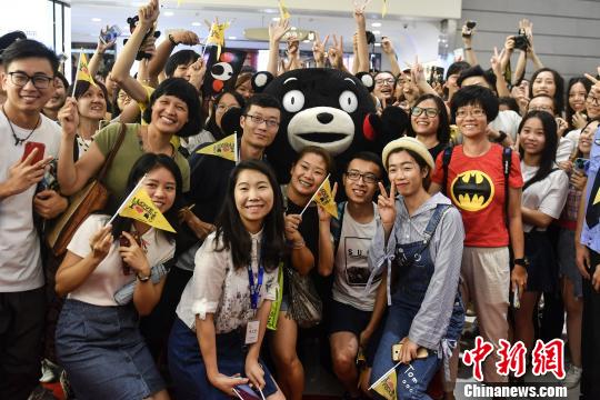 くまモンが広州のイベントに登場(chǎng)　たちまち人だかり