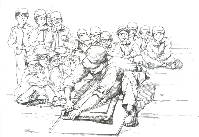 中國(guó)、新入女子大生が軍事訓(xùn)練を漫畫で描き話題に