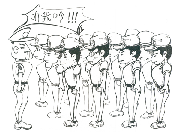 中國、新入女子大生が軍事訓練を漫畫で描き話題に