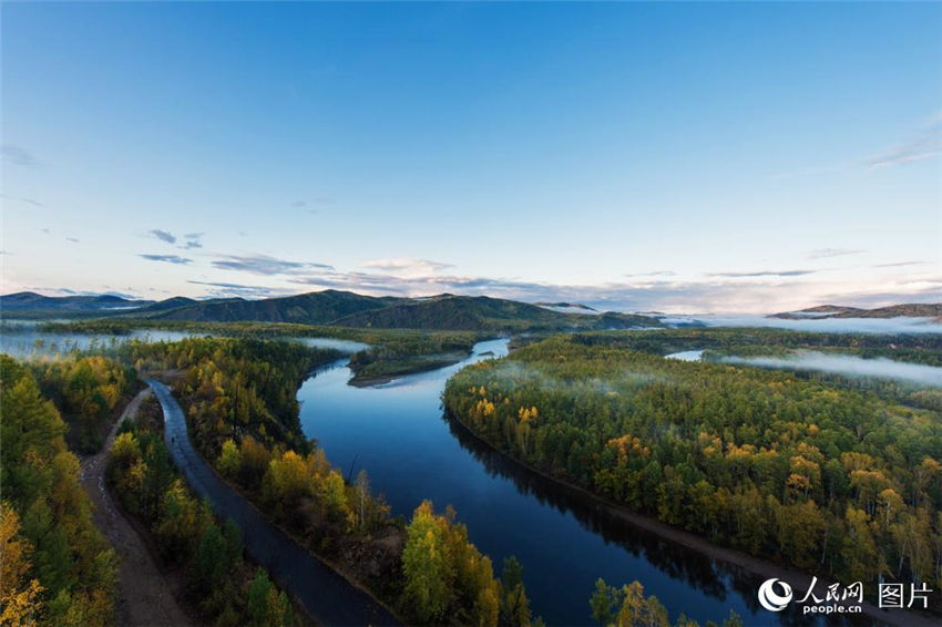 9月の仙境、モリダガ國家森林公園　內(nèi)モンゴル