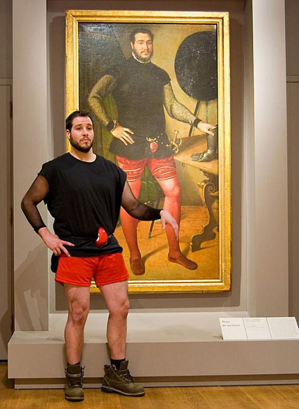 モデルは私？人物畫とそっくりさんの寫真がネットで話題に