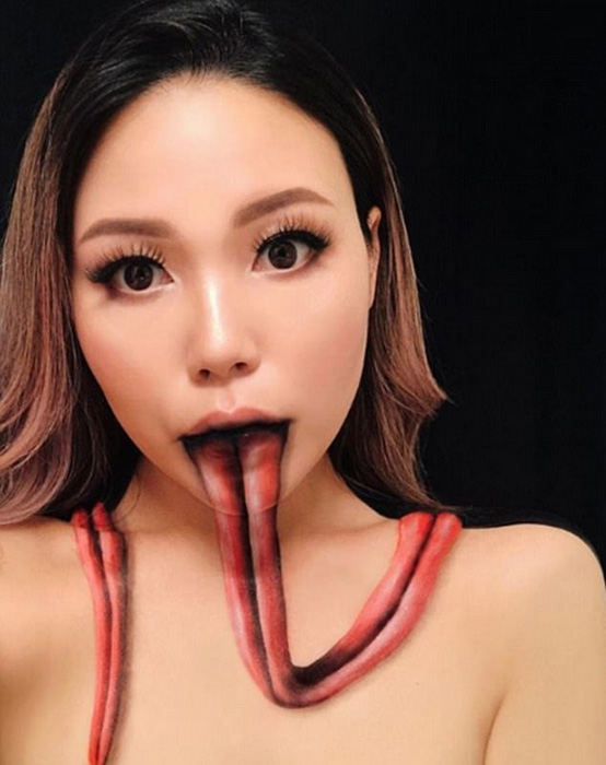 カナダのメイクアーティストによる錯(cuò)覚メイクが別次元と話題