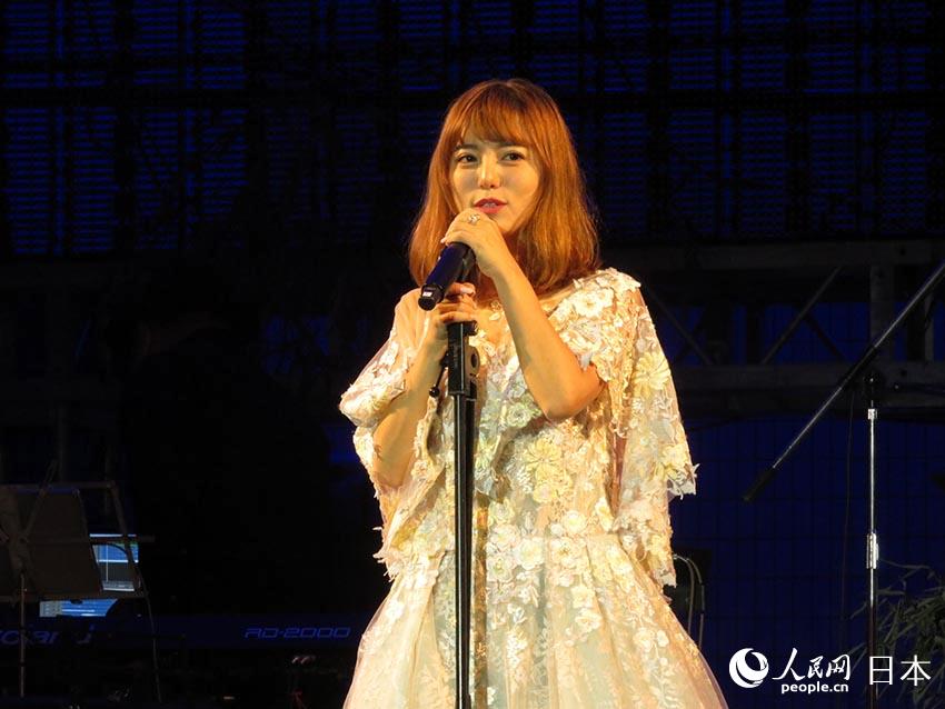 「チャイナフェス2017」に歌手のalan登場(chǎng)、雨の中名曲を披露　日本