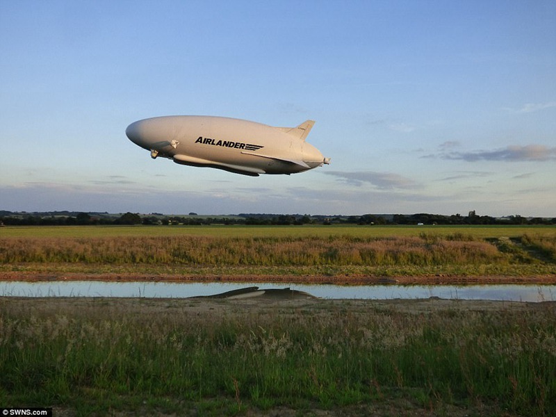 世界最大のハイブリッド航空機(jī)「Airlander10」、5日連続の飛行が可能