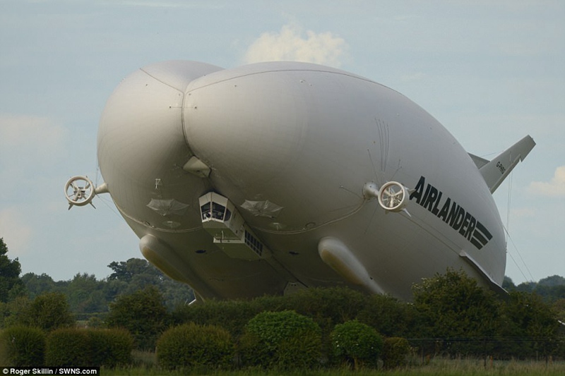 世界最大のハイブリッド航空機(jī)「Airlander10」、5日連続の飛行が可能