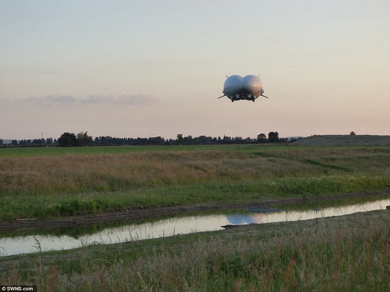 世界最大のハイブリッド航空機(jī)「Airlander10」、5日連続の飛行が可能