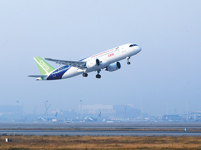 國(guó)産大型旅客機(jī)C919　第3回テスト飛行が成功