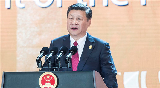 習(xí)近平國家主席がAPEC?CEOサミットで基調(diào)演説