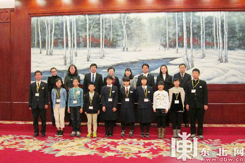 新潟市青少年使節(jié)団がハルビン市を訪問