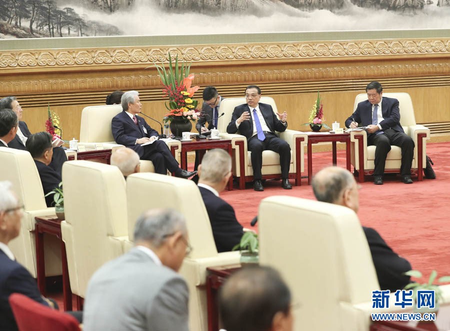李克強(qiáng)総理が日本経済界代表団と會(huì)談