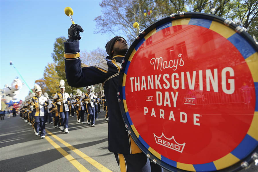 ニューヨークで感謝祭大パレード