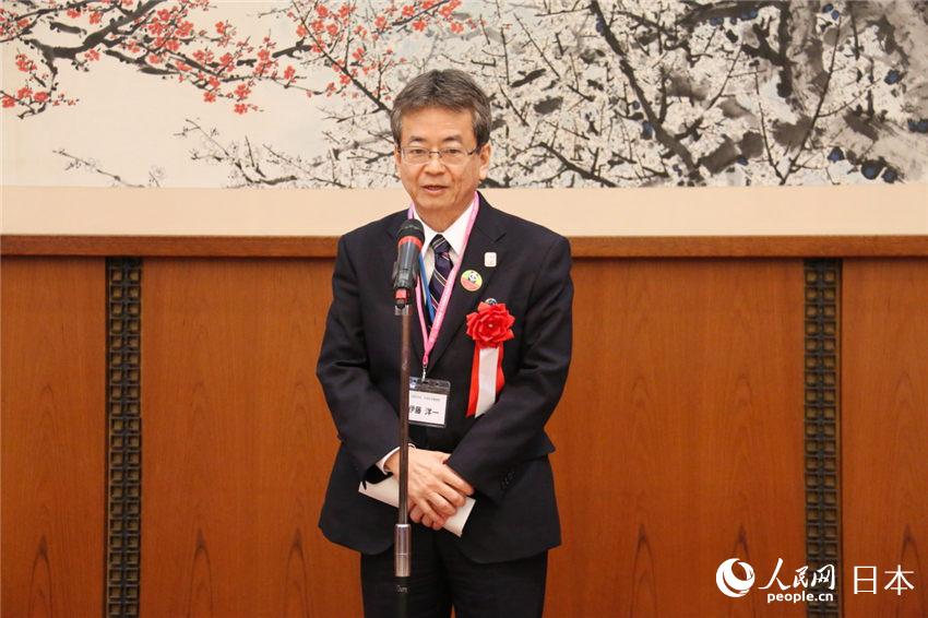 中日青年科學(xué)者交流訪中団の壯行會(huì)が在日本中國(guó)大使館で開催