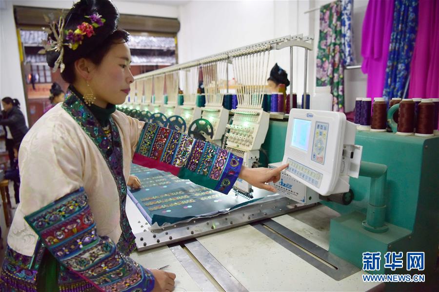 従江県の伝統(tǒng)工蕓?ミャオ族の刺繍に商機(jī)　貴州省