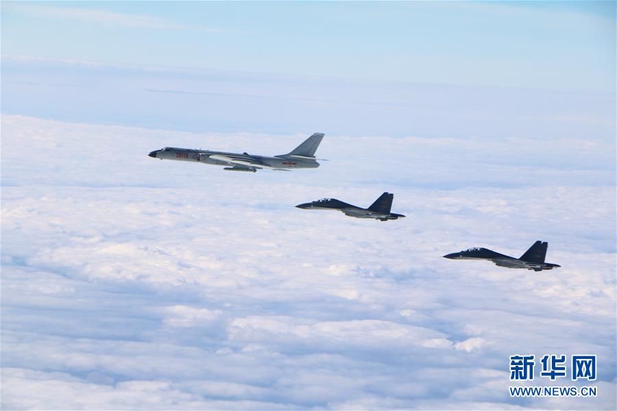 中國空軍機(jī)が宮古海峽を通過して遠(yuǎn)洋訓(xùn)練