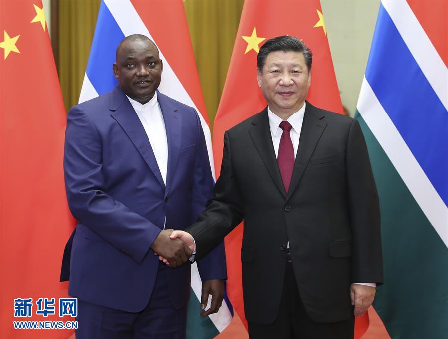習近平國家主席とガンビア大統(tǒng)領(lǐng)が會談