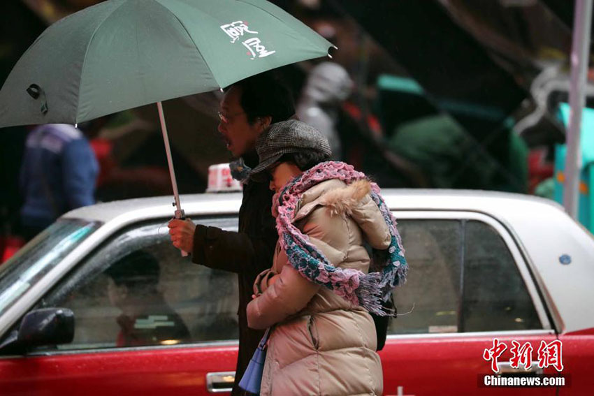 香港地區(qū)気溫低下で気象庁から寒冷警報(bào)発令