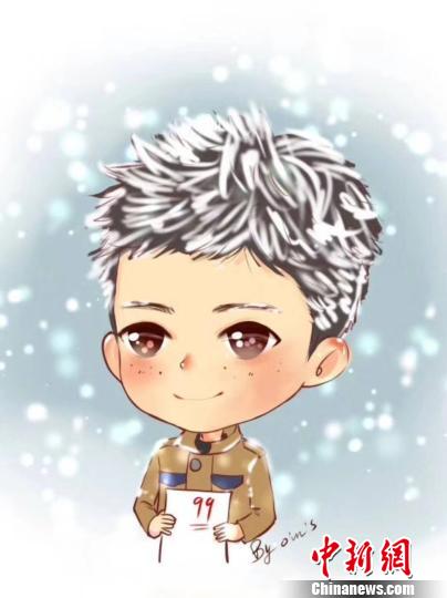 中國(guó)、寒波で頭も眉も真っ白になった少年が話題　ボランティアが寄付募る