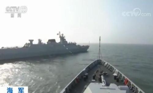 中國海軍の各種艦艇が72時(shí)間連続で実戦的対抗訓(xùn)練