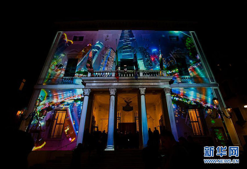 「中國(guó)-EU観光年」開(kāi)幕前夜に京劇と少林武術(shù)のパフォーマンス　イタリア