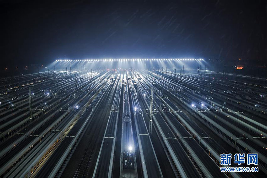 春運を前に高速鉄道の點検?修理スタート　武漢