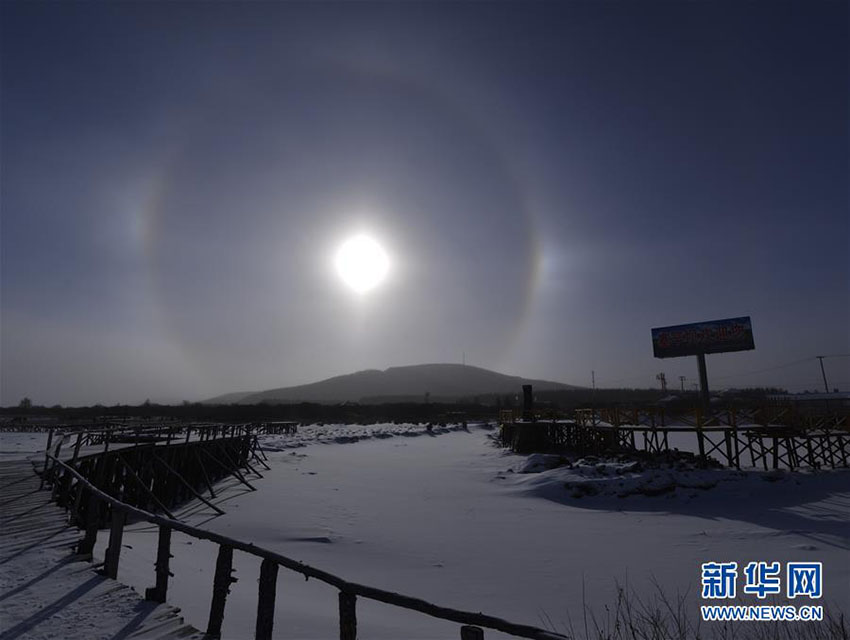 河北省の景勝地でハロー現(xiàn)象を観測(cè)
