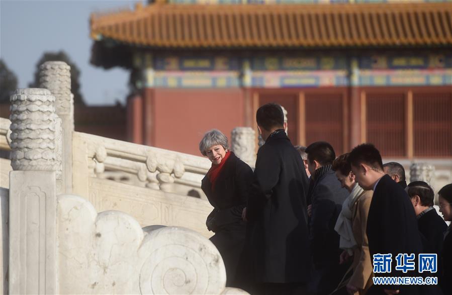 テリーザ?メイ英首相、故宮博物院を見(jiàn)學(xué)　北京市