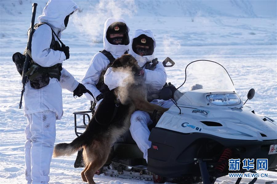 極寒の地で命がけの警備を遂行　黒竜江省