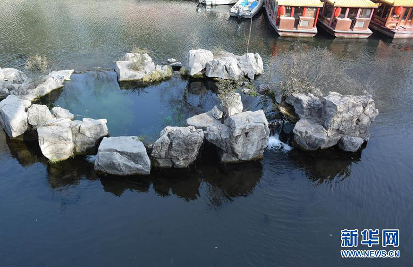 豊かな水をたたえた山東省済南市の様々な名泉