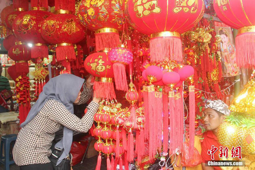 ジャカルタで「中國の新年」ムードが深まる　インドネシア