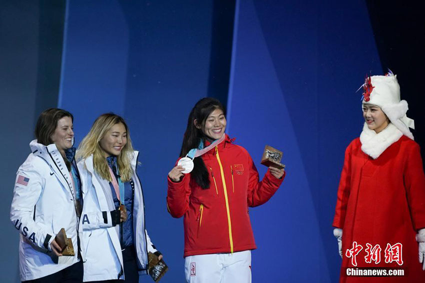平昌五輪、スノボ女子ハーフパイプで中國が今大會(huì)初のメダル獲得