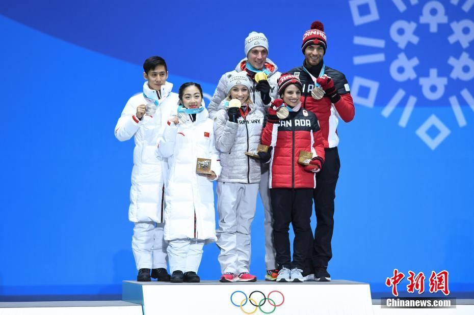 平昌冬季五輪フィギュアペア　中國(guó)が銀、ドイツが金