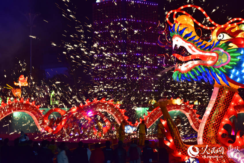第2回重慶合川三江燈會(huì)が開幕 3月18日まで開催