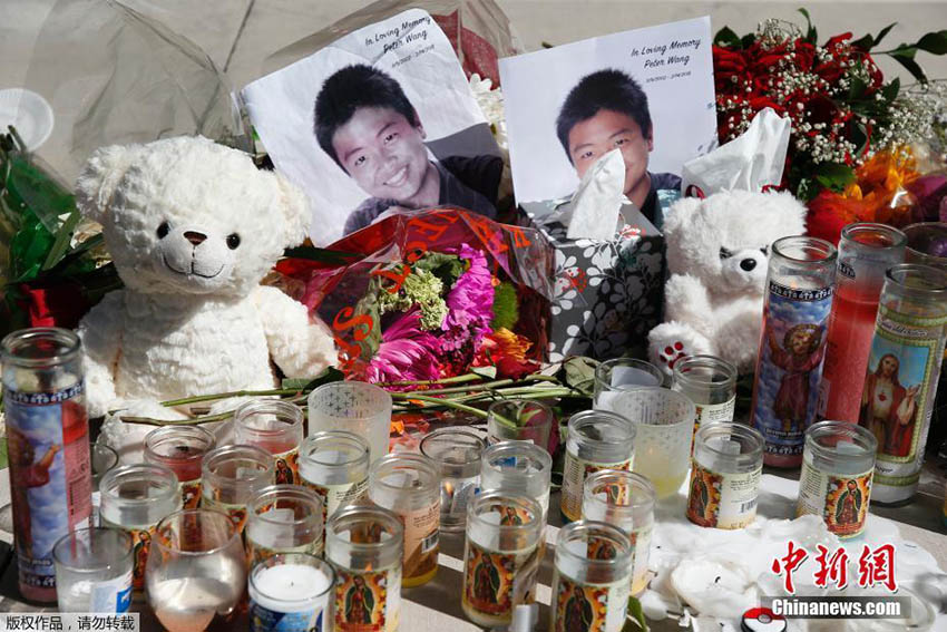 米フロリダの高校銃亂射で犠牲となった中國系米國人少年、軍葬で見送る